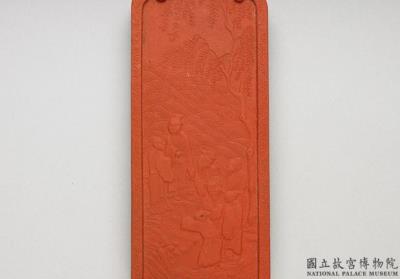 图片[2]-Cinnabar inkstick inscribed with “Wulao Gaohe”, Qing dynasty, Qianlong reign (1736-1795)-China Archive